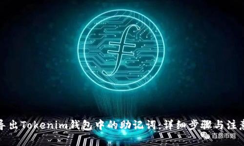 如何导出Tokenim钱包中的助记词:详细步骤与注意事项